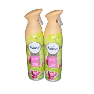 Febreze Luxe Air Morning Spring Showers Spray 8.8oz Limited Edition 2 Pack
